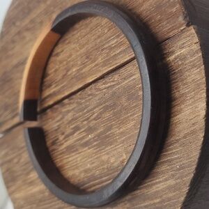 B2020 wooden‎ mocha melt espresso cuff bracelet
